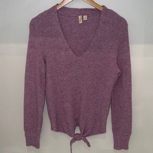 MOTH by Anthropologie Lavender Knit Top